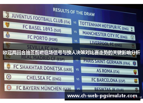 欧冠两回合抽签前瞻临场信号与换人决策对比赛走势的关键影响分析