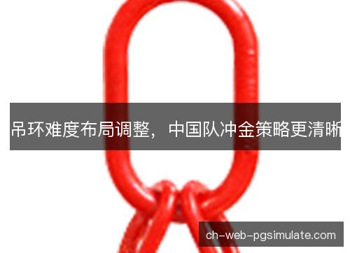 吊环难度布局调整，中国队冲金策略更清晰